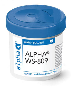 阿尔法150246年WS809水溶性助焊剂粘贴,BGA返工“俗气”通量,100克的Jar