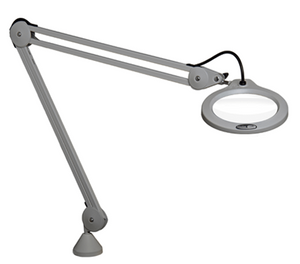 lem领导Vision-Luxo LFG028214 G2放大镜灯,3-Diopter镜头,45“夹臂,浅灰色