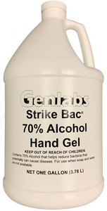 # 8989“罢工Bac”抗菌洗手液凝胶70%酒精(128盎司)添加仑的桶